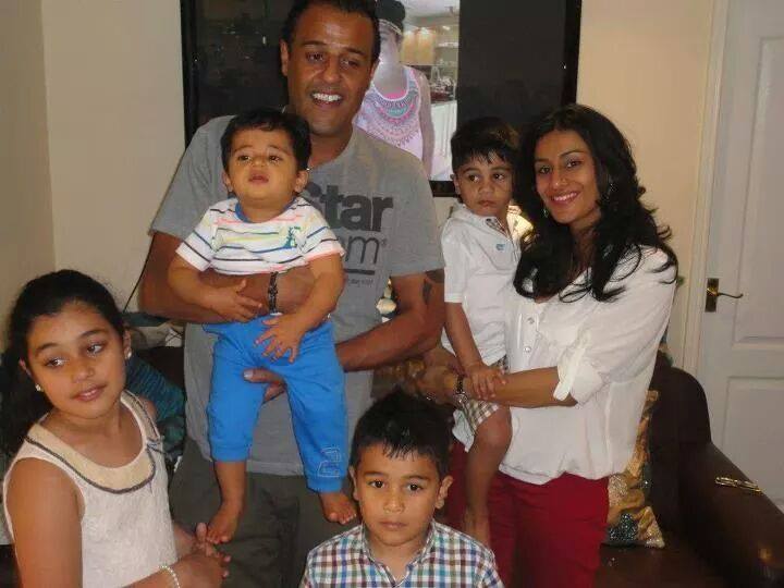 a user submitted photo from shak a customer of aztech with his family